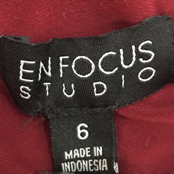 EnFocus Studio Women’s Cocktail Dress Burgundy 6 - Picture 6 of 6
